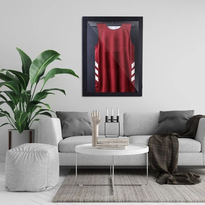 HomCom 24" X 32" Sports Jersey Memorabilia Shadow Box Frame Display Case 2 HomCom 24" X 32" Sports Jersey Memorabilia Shadow Box Frame Display Case - Image 2