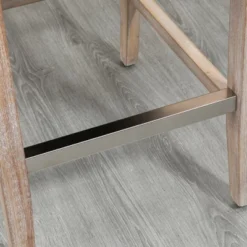 HOMCOM Counter Height Bar Stools Set Of 2, Upholstered 26.75" Seat Height Barstools, Breakfast Chairs With Nailhead-Trim & Tufted Back, Wood Legs 13 HOMCOM Counter Height Bar Stools Set Of 2, Upholstered 26.75" Seat Height Barstools, Breakfast Chairs With Nailhead-Trim & Tufted Back, Wood Legs -Homcom GUEST 11b8fda0 db58 4381 ba2c 9a07b3ed8ff4