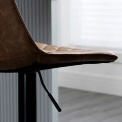 HOMCOM Adjustable Bar Stools Set Of 2, Counter Height Barstools With Swivel Seat Round Steel Base, And Footrest, Dark Brown 8 HOMCOM Adjustable Bar Stools Set Of 2, Counter Height Barstools With Swivel Seat Round Steel Base, And Footrest, Dark Brown -Homcom GUEST 2440be38 7f48 4e14 9fc1 4a83c8285106