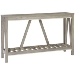 HOMCOM Farmhouse Console Table With Storage Shelf, Rustic Sofa Table With Anti-tipper For Living Room Furniture, Bedroom And Entryway 13 HOMCOM Farmhouse Console Table With Storage Shelf, Rustic Sofa Table With Anti-tipper For Living Room Furniture, Bedroom And Entryway -Homcom GUEST 24917fcd 4a72 44c7 b713 8c014c55d15d