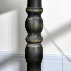 HOMCOM Pedestal Side Table With Round Tabletop, Rustic End Table With Solid Wood Leg For Living Room, Bedroom, Light Gray And Black 9 HOMCOM Pedestal Side Table With Round Tabletop, Rustic End Table With Solid Wood Leg For Living Room, Bedroom, Light Gray And Black -Homcom GUEST 3ae97029 6e80 4230 9eeb 86056145b018