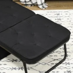 HOMCOM Ottoman Sofa Bed, 4 In 1 Multi-Function Button Tufted Folding Sleeper Chair Bed With Adjustable Backrest, Pillow, Side Pocket 12 HOMCOM Ottoman Sofa Bed, 4 In 1 Multi-Function Button Tufted Folding Sleeper Chair Bed With Adjustable Backrest, Pillow, Side Pocket -Homcom GUEST 41953d97 dd0e 4893 99fa f981a39c6386