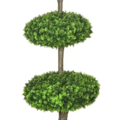 HOMCOM Set Of 2 Artificial Plants Home Decor Indoor & Outdoor Plants Fake Boxwood Topiary Trees In Pots, Faux Trees, 43.25" 8 HOMCOM Set Of 2 Artificial Plants Home Decor Indoor & Outdoor Plants Fake Boxwood Topiary Trees In Pots, Faux Trees, 43.25" -Homcom GUEST 4b37d2f7 d7e1 4ef2 828d d207b5f2fc86