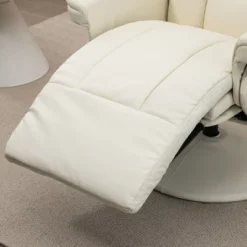 HOMCOM Manual Recliner, Swivel Lounge Armchair With Side Pocket, Footrest And Cup Holder For Living Room, Cream White 8 HOMCOM Manual Recliner, Swivel Lounge Armchair With Side Pocket, Footrest And Cup Holder For Living Room, Cream White -Homcom GUEST 5f32d845 a487 4842 ab42 aa05b35972fa