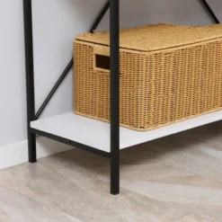 HOMCOM Modern Console Table With 2 Drawers And Open Shelf, Sofa Table For Entryway, Living Room And Hallway, White -Homcom GUEST 7cad844e 861f 49d4 bc0c 32e844176fdb