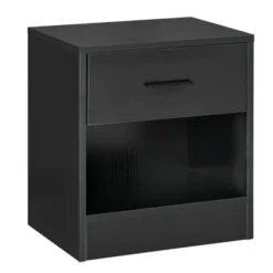 HOMCOM Modern Nightstand, Accent End Table With Drawer And Storage Shelf, Sofa Side Table For Living Room Or Bedroom -Homcom GUEST a5882e39 898c 45ac 8963 24fa05686104