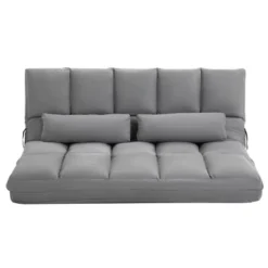 HOMCOM Convertible Floor Sofa Chair, Folding Couch Bed, Guest Chaise Lounge With 2 Pillows, Adjustable Backrest And Headrest 14 HOMCOM Convertible Floor Sofa Chair, Folding Couch Bed, Guest Chaise Lounge With 2 Pillows, Adjustable Backrest And Headrest -Homcom GUEST aab38f0d 752b 4ae4 af23 d5492999cae5