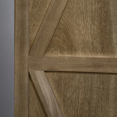 HOMCOM 4-Panel Folding Room Divider, 5.6 Ft Tall Freestanding Paulownia Wood Privacy Screen Panels For Indoor Bedroom Office, Brown 5 HOMCOM 4-Panel Folding Room Divider, 5.6 Ft Tall Freestanding Paulownia Wood Privacy Screen Panels For Indoor Bedroom Office, Brown - Image 5