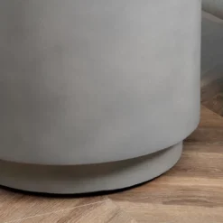 HOMCOM Lightweight Accent Table With Concrete Finish, Round Side Table With 4 Adjustable Feet For Indoor, Outdoor, Light Gray -Homcom GUEST d15e90f2 edea 4911 9f47 d09363bce6da