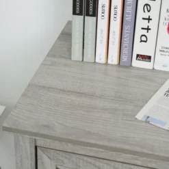 HOMCOM Retro Wooden 2-Drawer Lateral File Chest Cabinet Pedestal For Document Storage With Hanging Bar For Letter/Legal Size, Gray -Homcom GUEST d1614bc4 0895 4e53 9941 00b4e81c8cf3