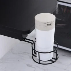 HOMCOM 47 Inch Gaming Desk Racing Computer Desk Home Office Workstation With Elevated Monitor Shelf Rotatable Cup Holder Headphone Hook, Black -Homcom GUEST fbe83f8b ee2c 43d8 aeae 791307228c4d